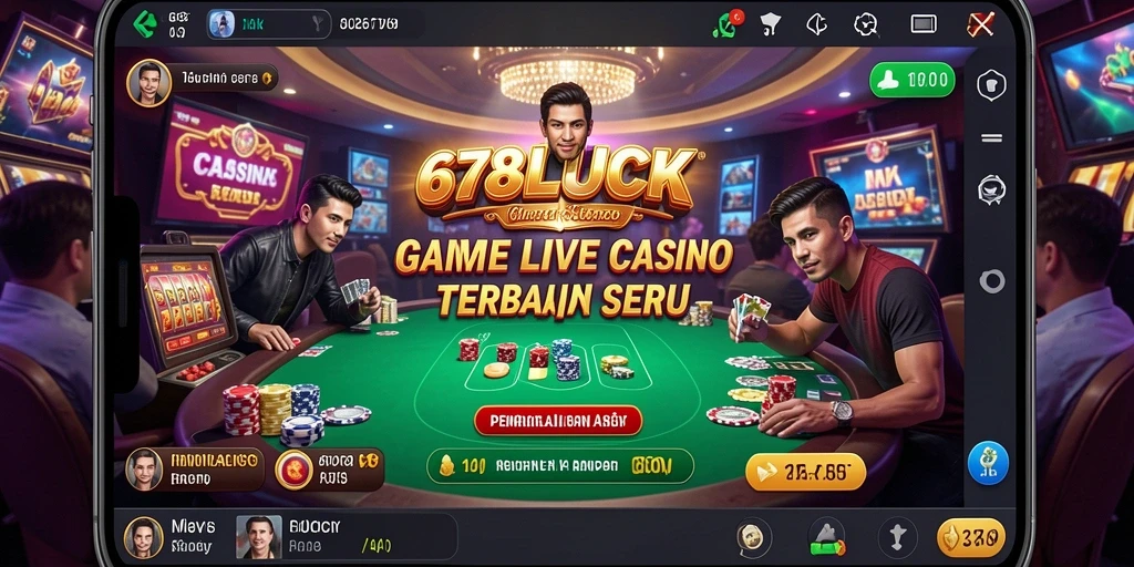 Tampilan gameplay seru di aplikasi 678LUCK.