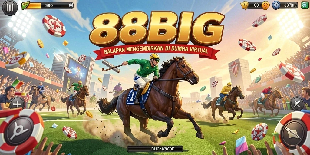 Gameplay Racing seru dan mendebarkan dalam 88BIG.