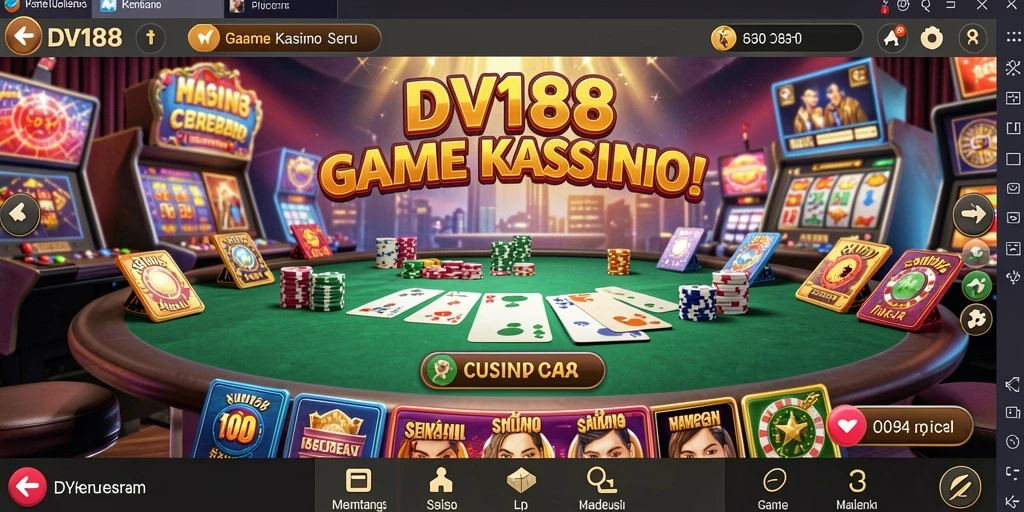 Tampilan menarik saat bermain game Kasino di DV188.