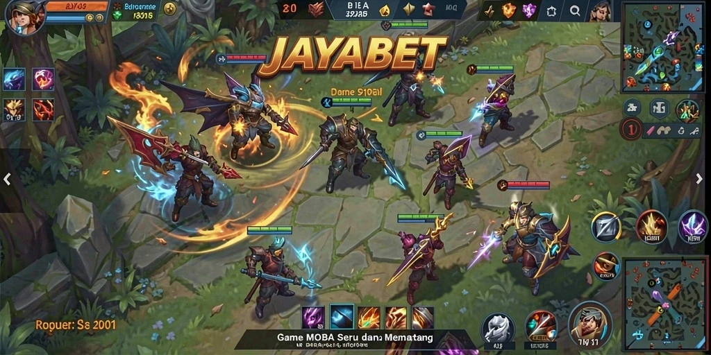 Tampilan menarik dari gameplay seru JAYABET.