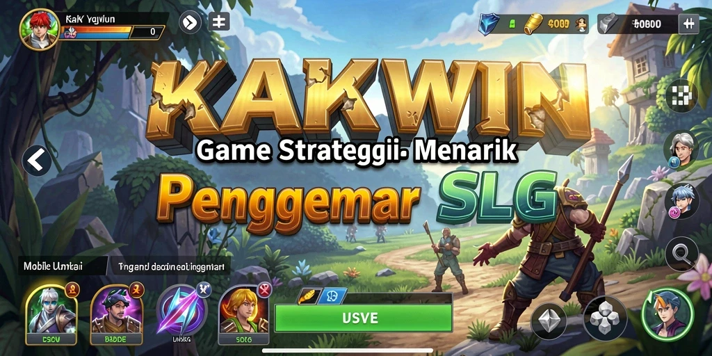 Tangkapan layar KAKWIN menampilkan aksi pertempuran yang mendebarkan dalam game SLG.
