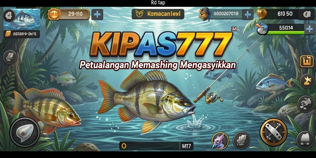 Tampilan gameplay KIPAS777 yang memukau saat memancing