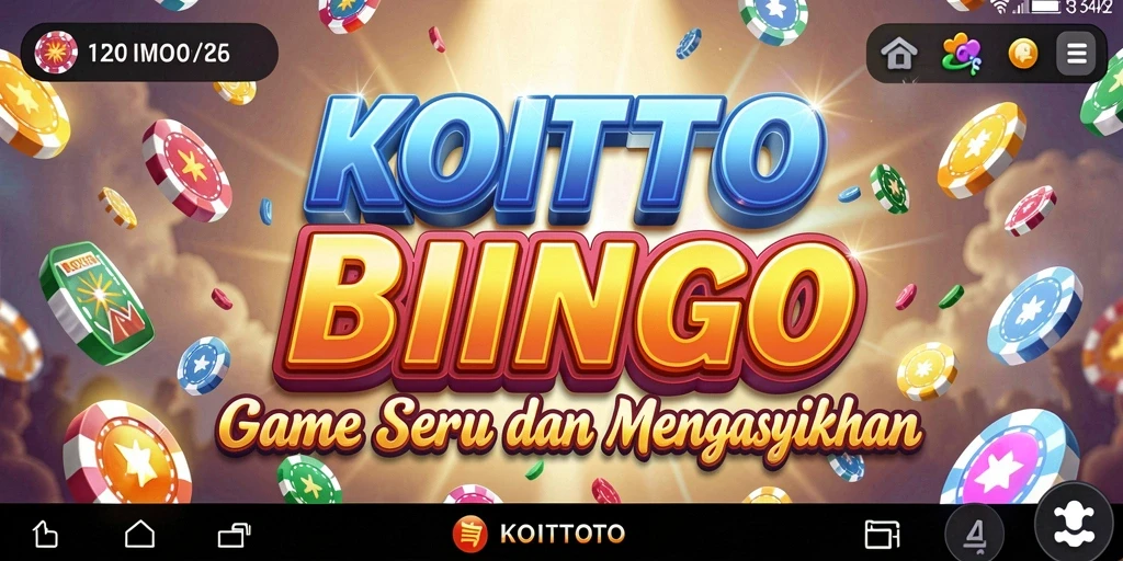 Gameplay seru KOITOTO dengan suasana Bingo yang menyenangkan.