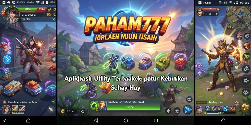 Tampilan antarmuka pengguna PAHAM777 yang intuitif dan modern.
