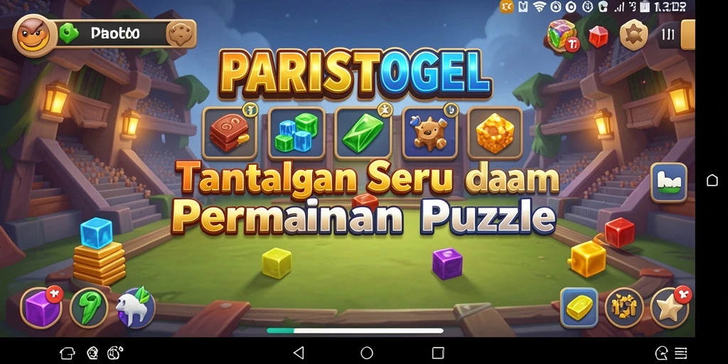 Tampilan gameplay yang menarik dari PARISTOGEL dengan puzzle seru.