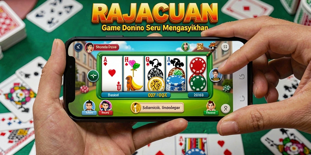 Tampilan gameplay seru dan penuh strategi di RAJACUAN.