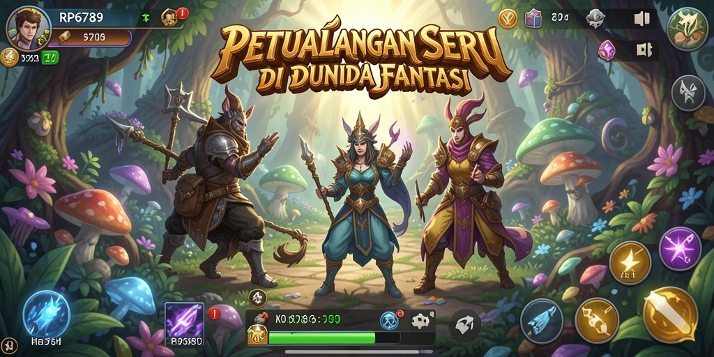 Screenshot gameplay RP6789 yang menampilkan petualangan seru.