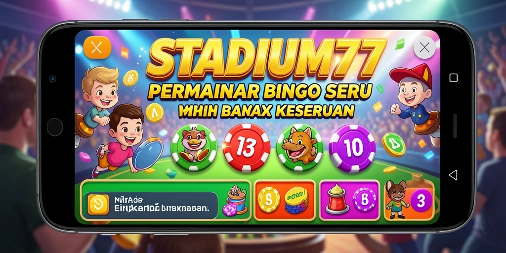 Tampilan gameplay Bingo yang menegangkan dan seru.