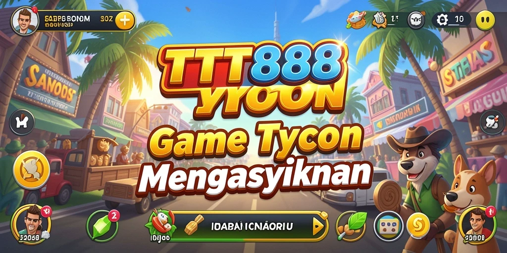 Screenshot TTT888 menampilkan gameplay Tycoon yang seru dan interaktif.