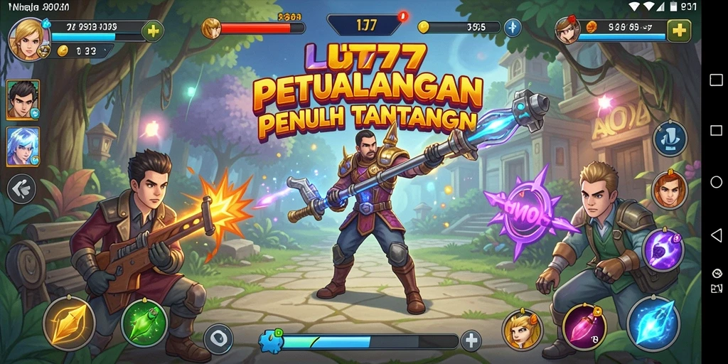 Tampilan screenshot UT77 memperlihatkan gameplay yang seru dan penuh aksi.